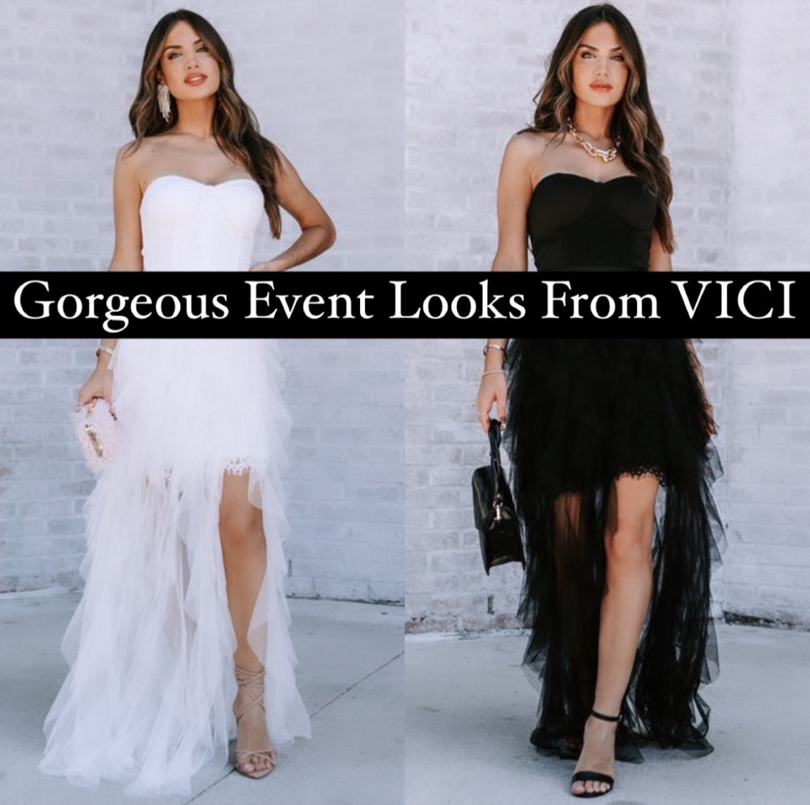 Unique black or white high low tulle maxi dress from Vici Dolls.

Bougie, High Low, Maxi, Formal, Black Tie, Unique Dress, White, Bachelorette, Wedding, Bride, Black Dress, Fancy, Wedding Guest, Special Event Dress, Gown.

#Tulle #TulleDress #BlackTie #Fancy #Glam #Wedding #FormalDress #Formal

#LTKHoliday #LTKSeasonal #LTKstyletip