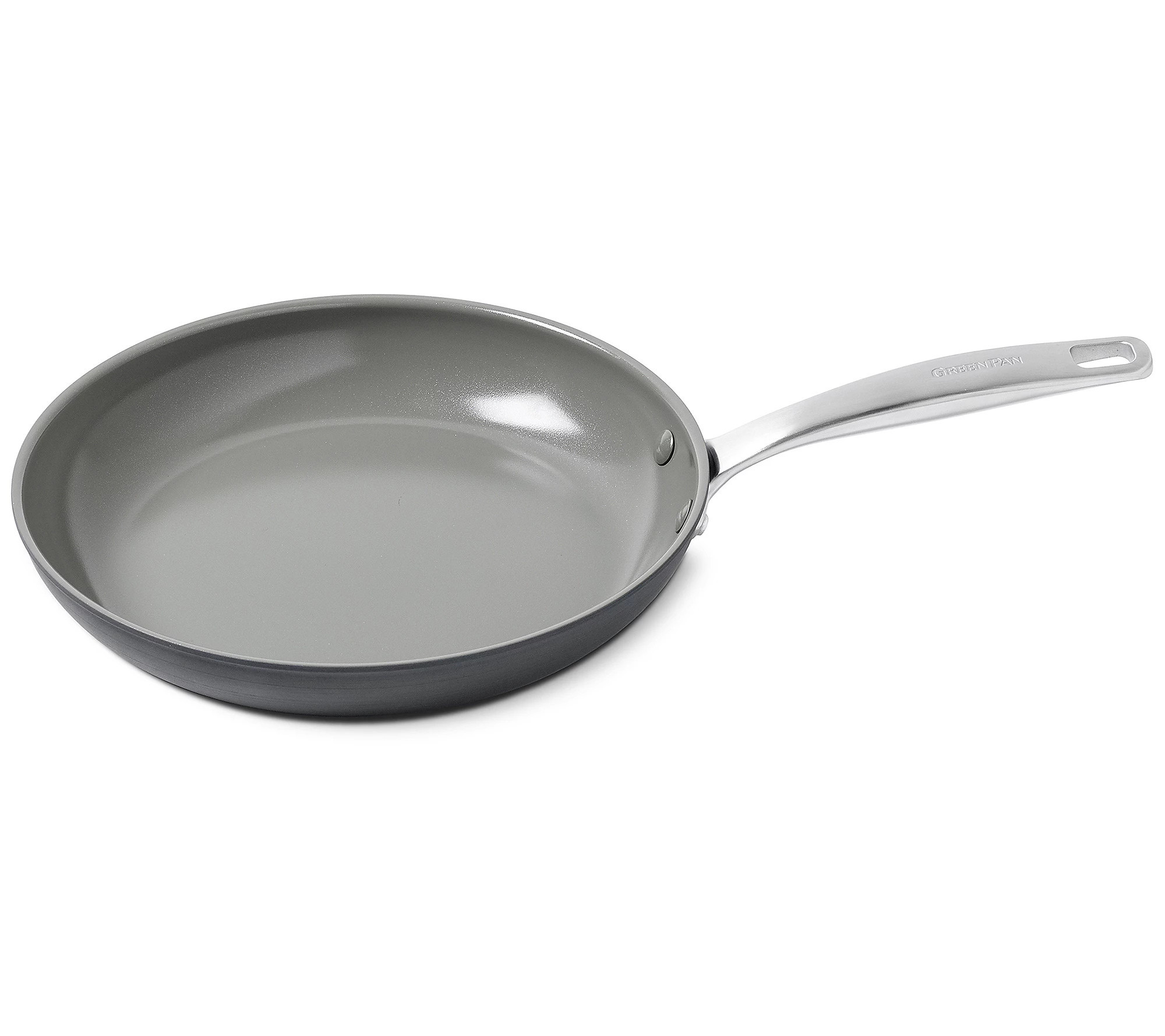 GreenPan Chatham 10"" Ceramic Non-Stick Open Fry pan | QVC