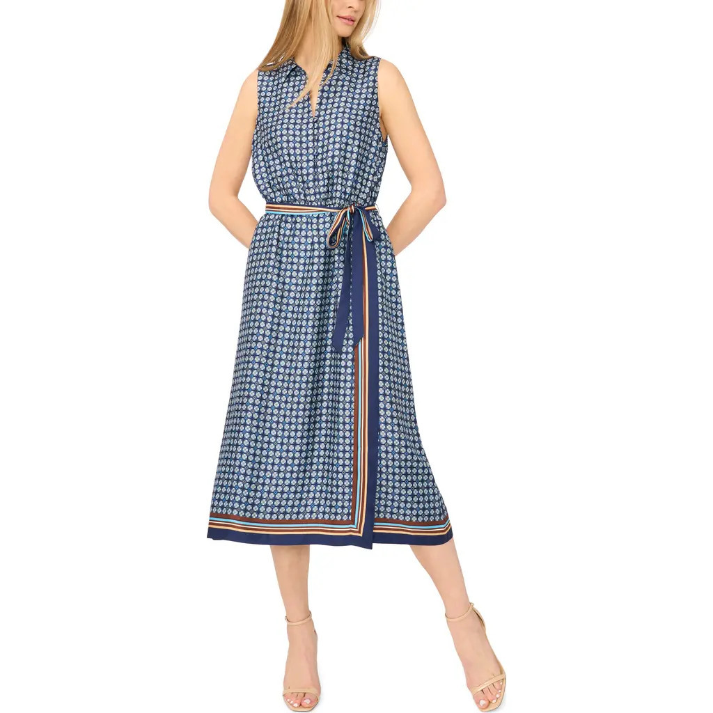 halogen(r) Wrap Skirt Shirtdress in Classic Navy at Nordstrom, Size Xx-Large | Nordstrom