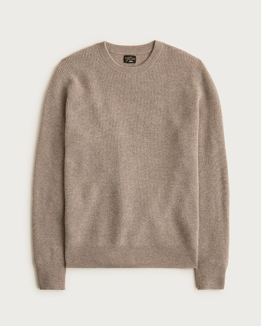 Cashmere rib-knit crewneck sweater | J. Crew US