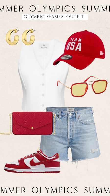 Summer Olympics - outfit inspo - USA outfit 

#LTKStyleTip #LTKSeasonal