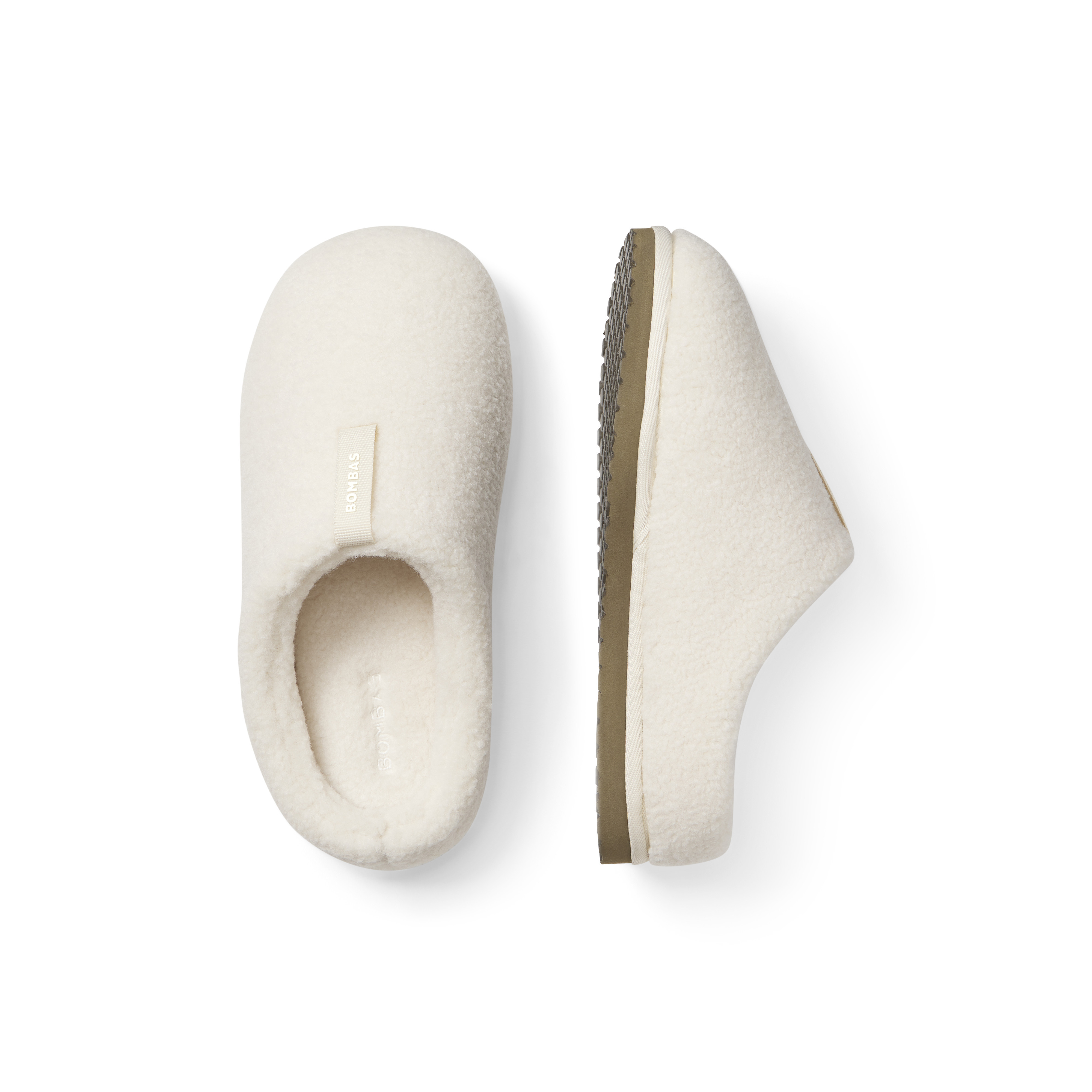 Women's Plush Sunday Slipper - Cream - 7 - Polyester - Bombas | Bombas