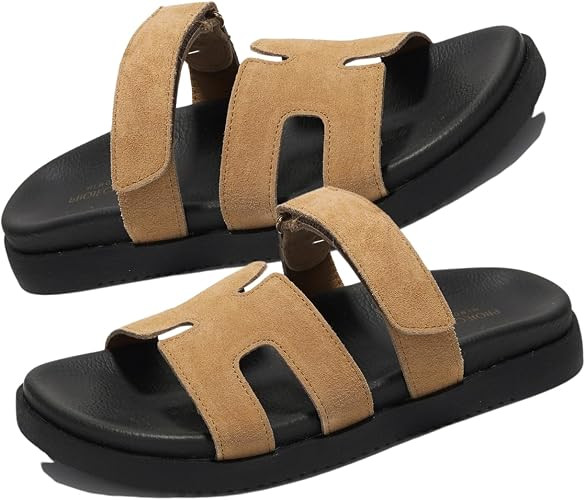 Project Cloud Genuine Leather Womens Sandals - Stylish & Comfy Sandals for Women Footwear with Me... | Amazon (US)
