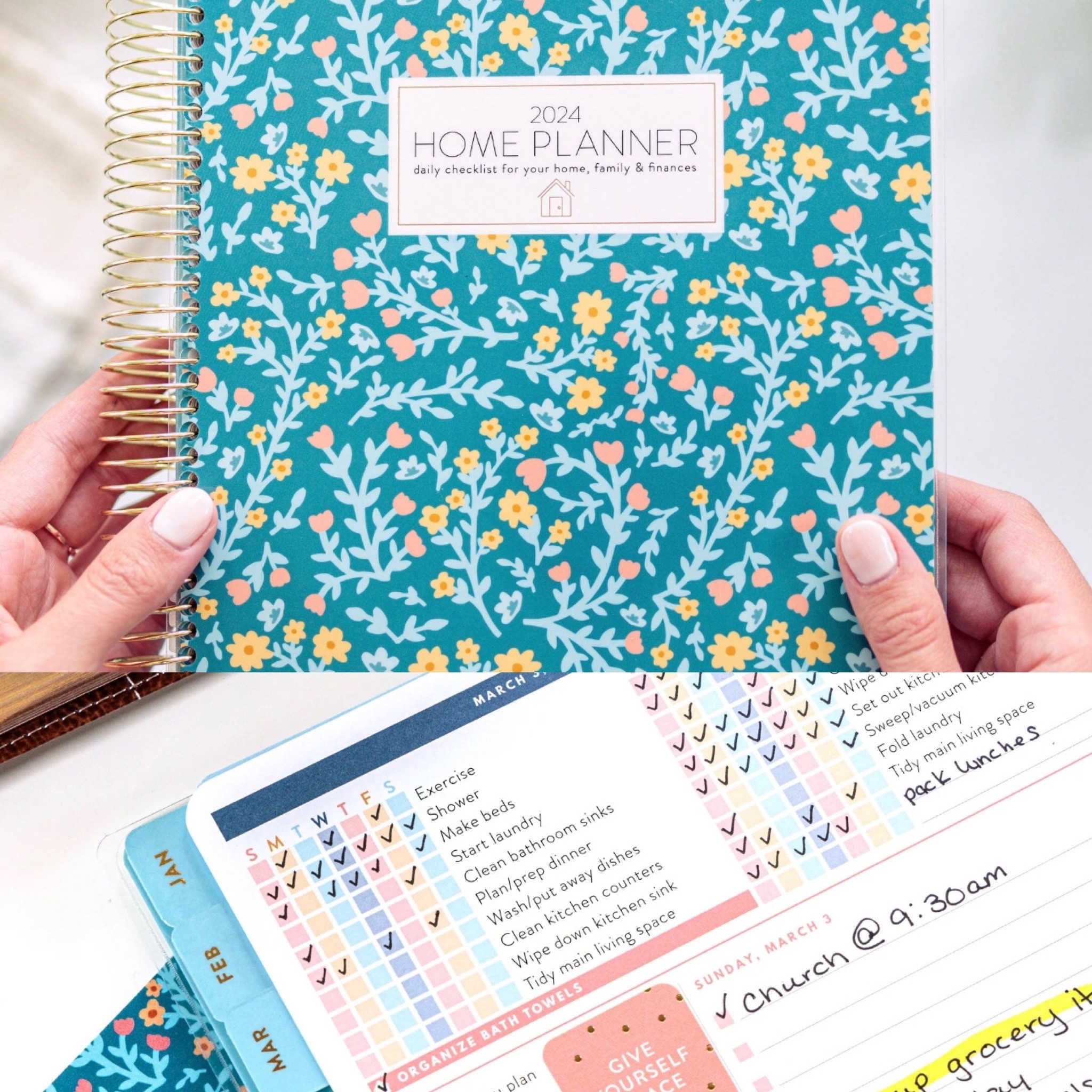 One of my favorite Home Calendar Planners for the busy woman who needs to become organized with daily task, a house cleaning checklist, financial budgeting and so much more! Super cute and user friendly. 

#LTKsalealert #LTKhome #LTKfindsunder100