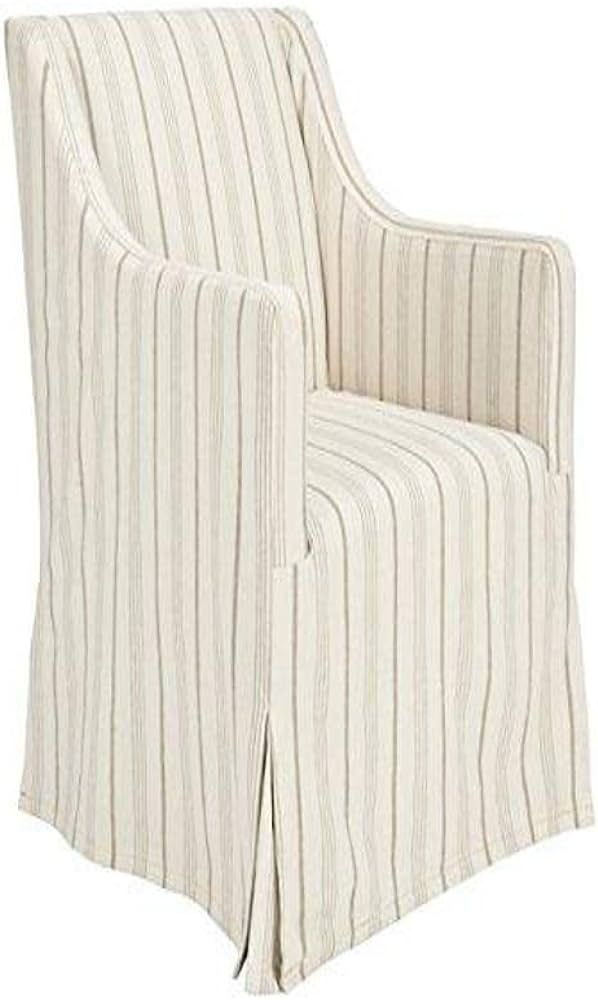 Safavieh Mercer Collection Carson Slipcover Side Chair, Beige | Amazon (US)