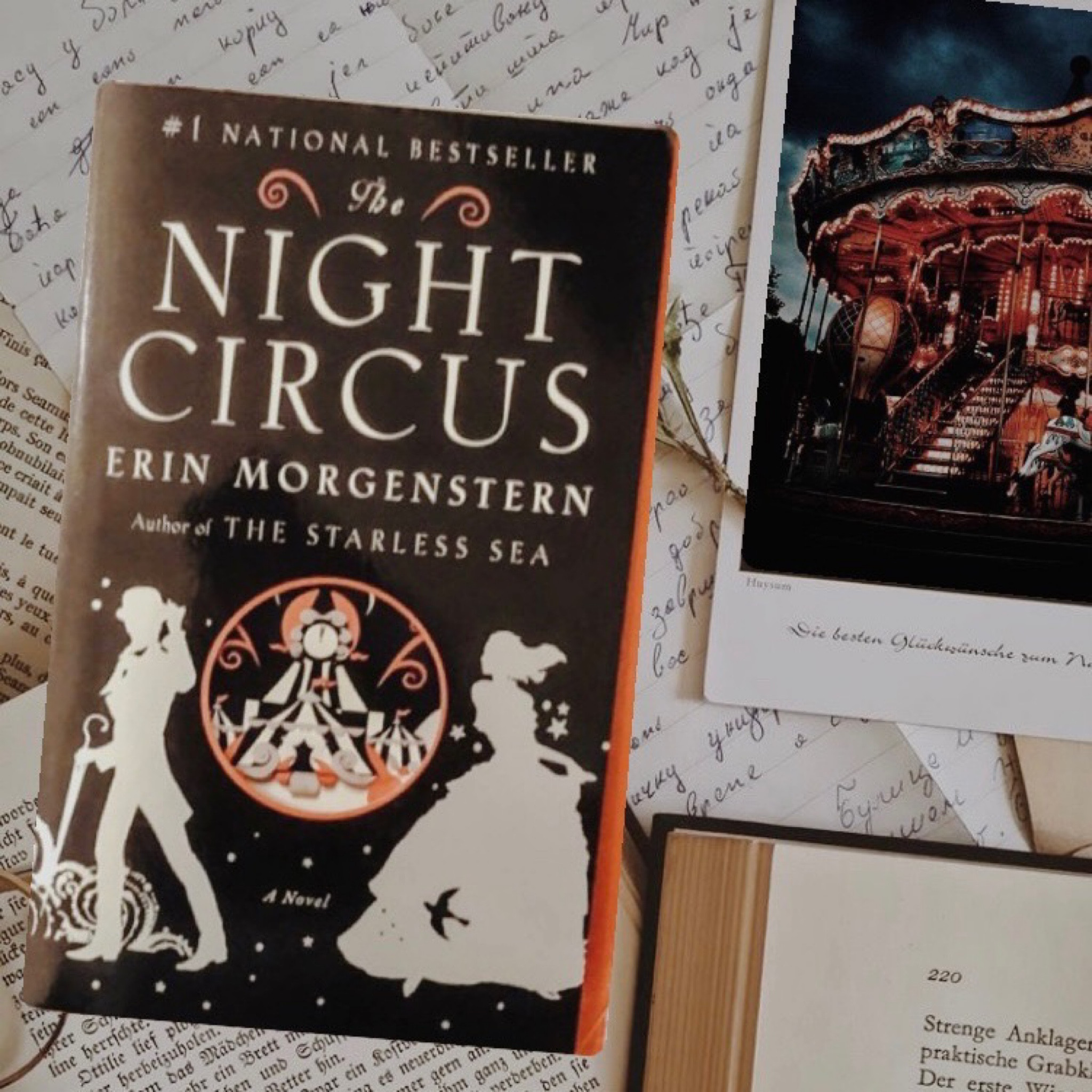 Night Circus by Erin Morgenstern
#nightcircus #erinmorganstern #circus #enemiestoloversbooks #bookworm #booklover #booknerd #bookish #bookishart #bibliophile #bookaddict #yareads #reading #booksbooksbooks #bookphotography #bookgirl #photography #bookfeatures #flatlay #flatlayinspiration #avidreader 

#LTKfindsunder50 #LTKfamily #LTKhome
