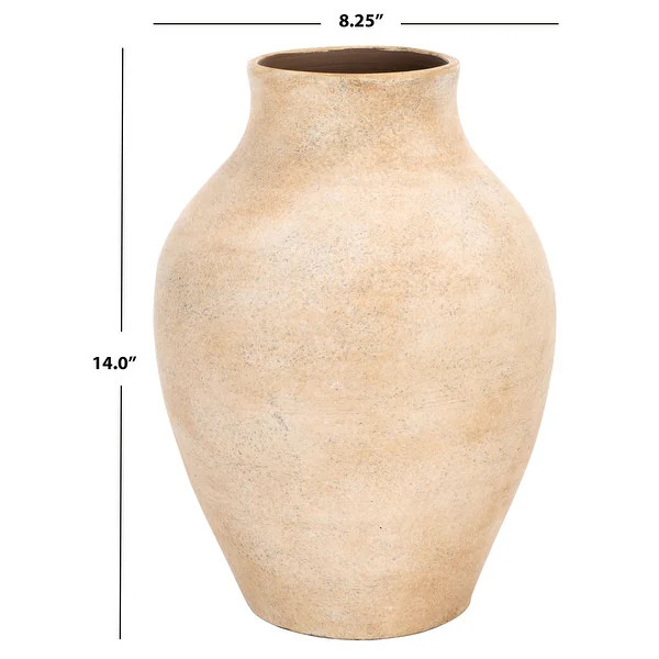 SAFAVIEH Mesa Urn Stoneware Decorative Vase - 8Wx8Dx14H | Bed Bath & Beyond