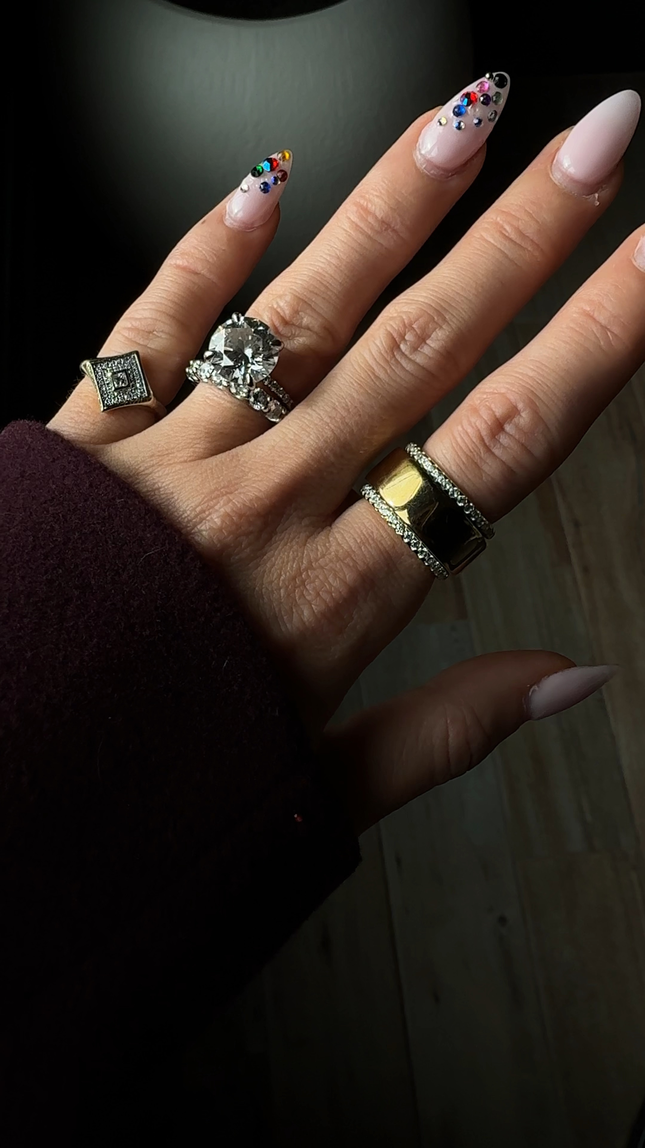 Blinged out my oura ring 