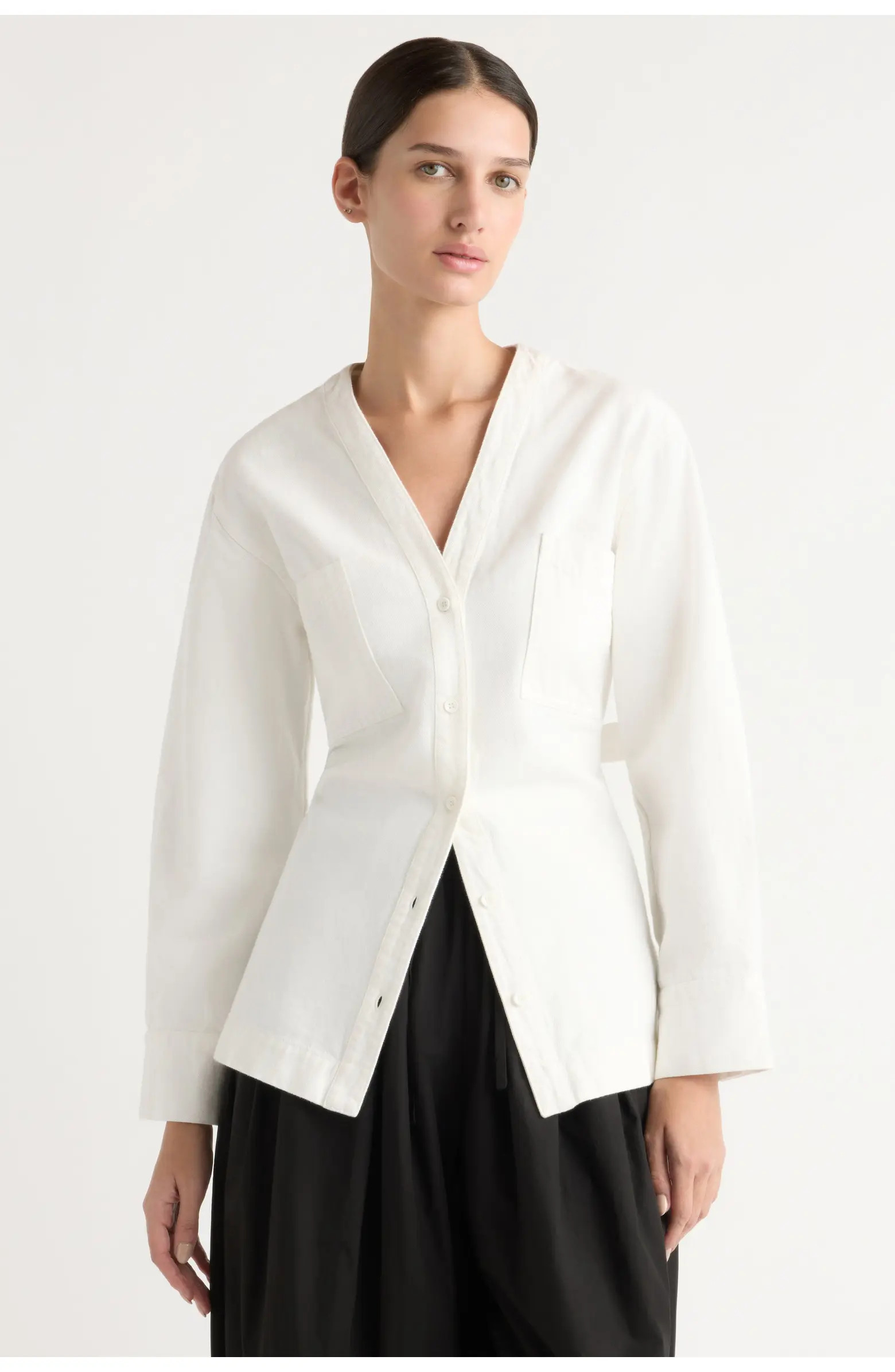 Emmett Cinch-Waist Denim Jacket | Nordstrom