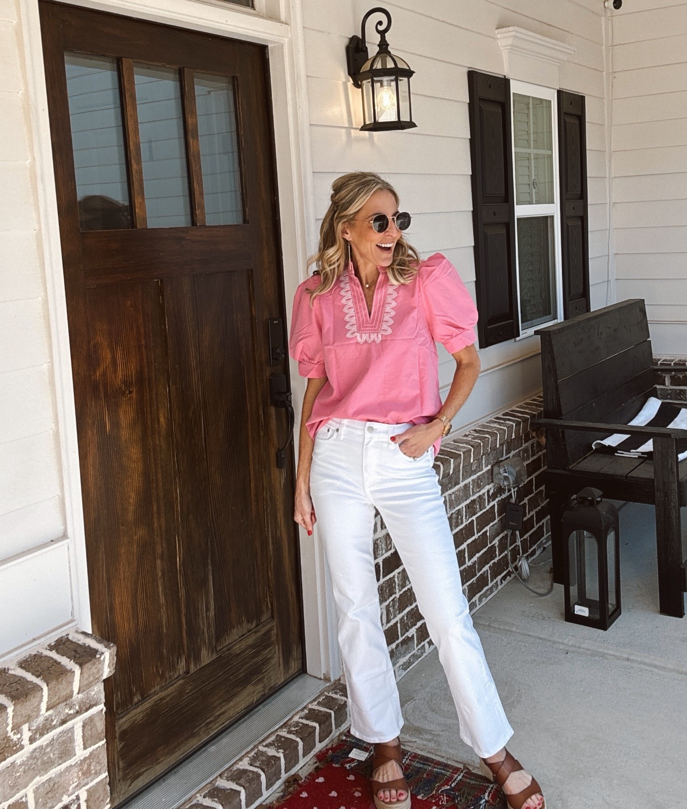 I watched the Olympics last week and apparently decided I was competing… in the add to cart Olympics … because I was adding Amazon tops, dresses, and more like I was fighting for gold (more to come this week). Here is part 1 of my gold medal order. 

These Amazon tops are ALL under $30, come in multiple color options, and are from some of my very favorite Amazon brands. Truly podium-worthy finds. Paired with my go-to J.Crew Factory white jeans or these new arrival crease jeans from Walmart, these looks are easy, polished, and ready for warmer days. If they were handing out medals for finding cute things on Amazon… I think I’d be standing on the top step.

Size small in all tops // size 0 in Walmart jeans // size 25 in Jcrew Factory jeans. 