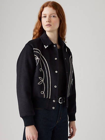 Levi's Lennox Rodeo Jacket - Women's - XS - Black | Levi's UK