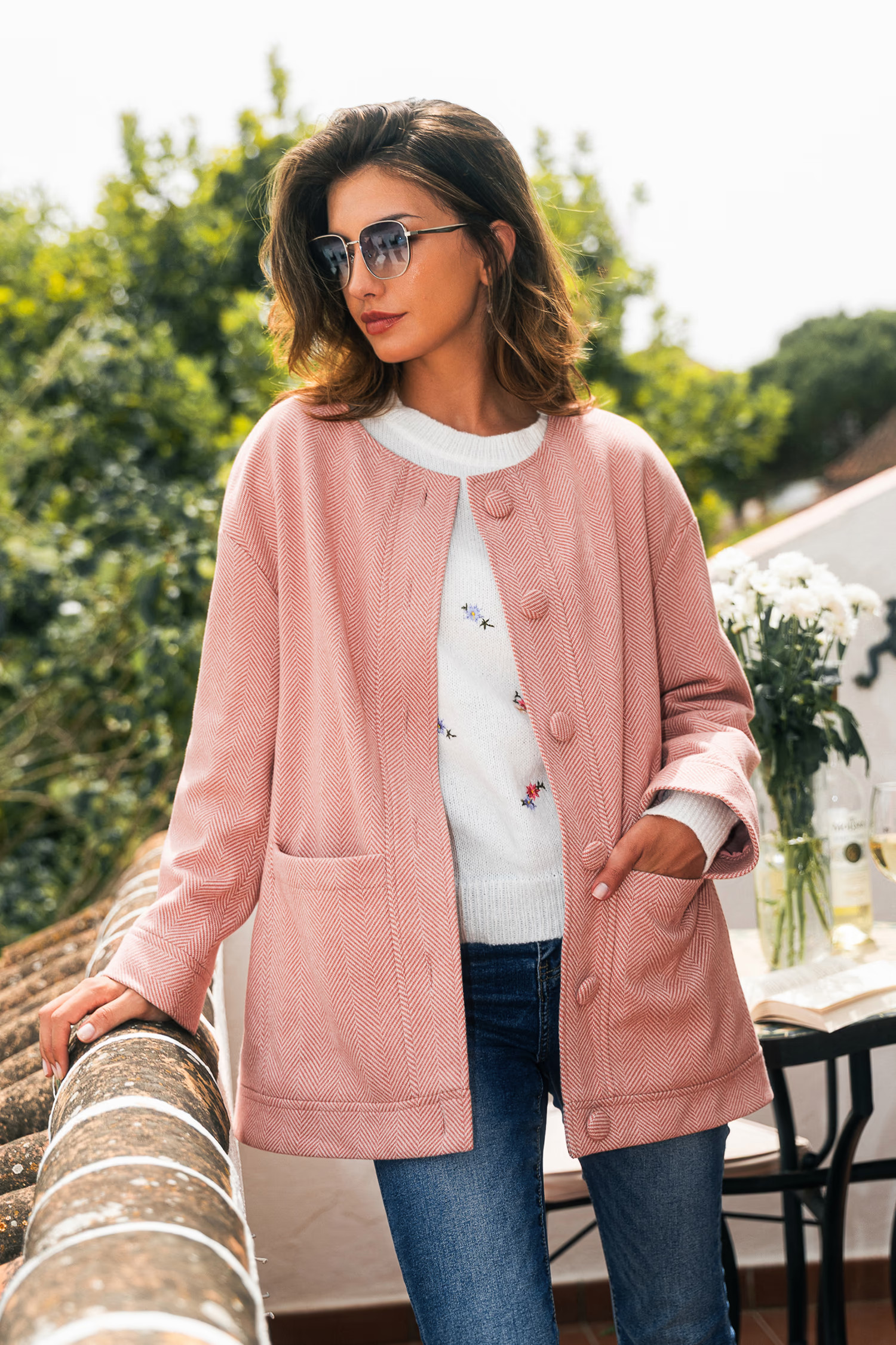 Own It Pink Jacket | Cupshe US