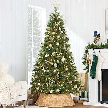 Best Choice Products 24in Christmas Tree Collar, Woven Hyacinth 3-Piece Holiday Rattan Tree Skirt... | Amazon (US)