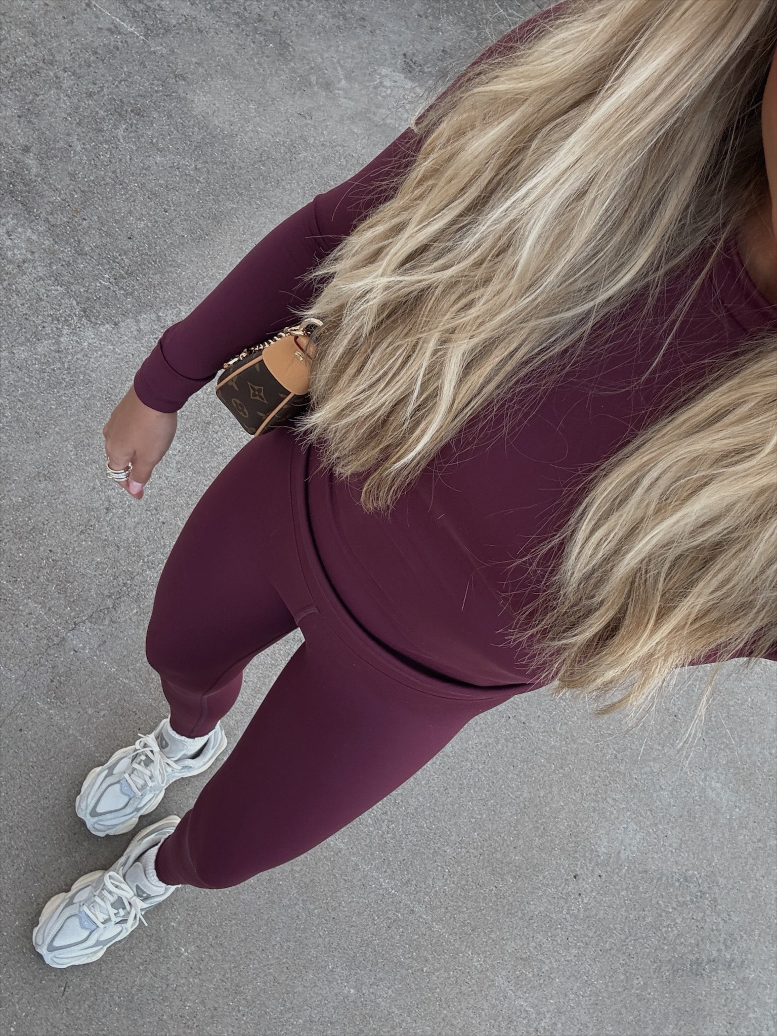 burgundy may be my new favorite color for the season 🤍 

#LTKActive #LTKU #LTKootd