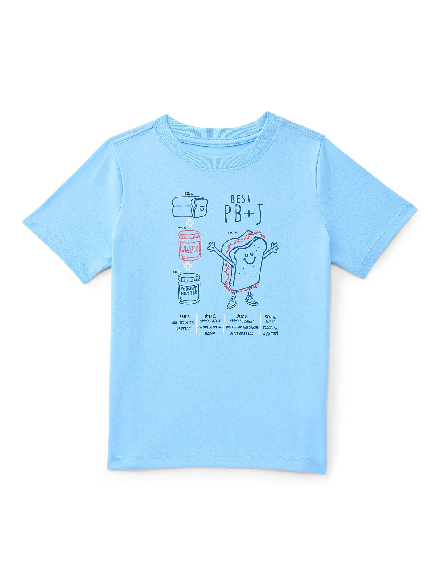 Wonder Nation Toddler Boys' Graphic Tee with Short Sleeves, Size 18M-5T | Walmart (US)