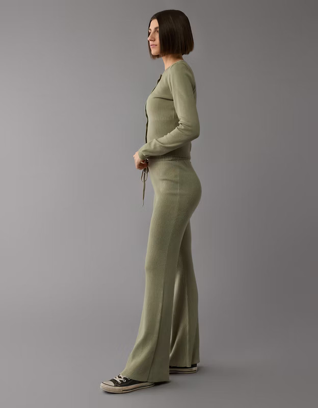 AE Mid-Rise Bootcut Sweater Lounge Pant | American Eagle Outfitters (US & CA)