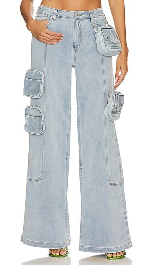 Stephy Cargo Pant in Coastline | Revolve Clothing (Global)