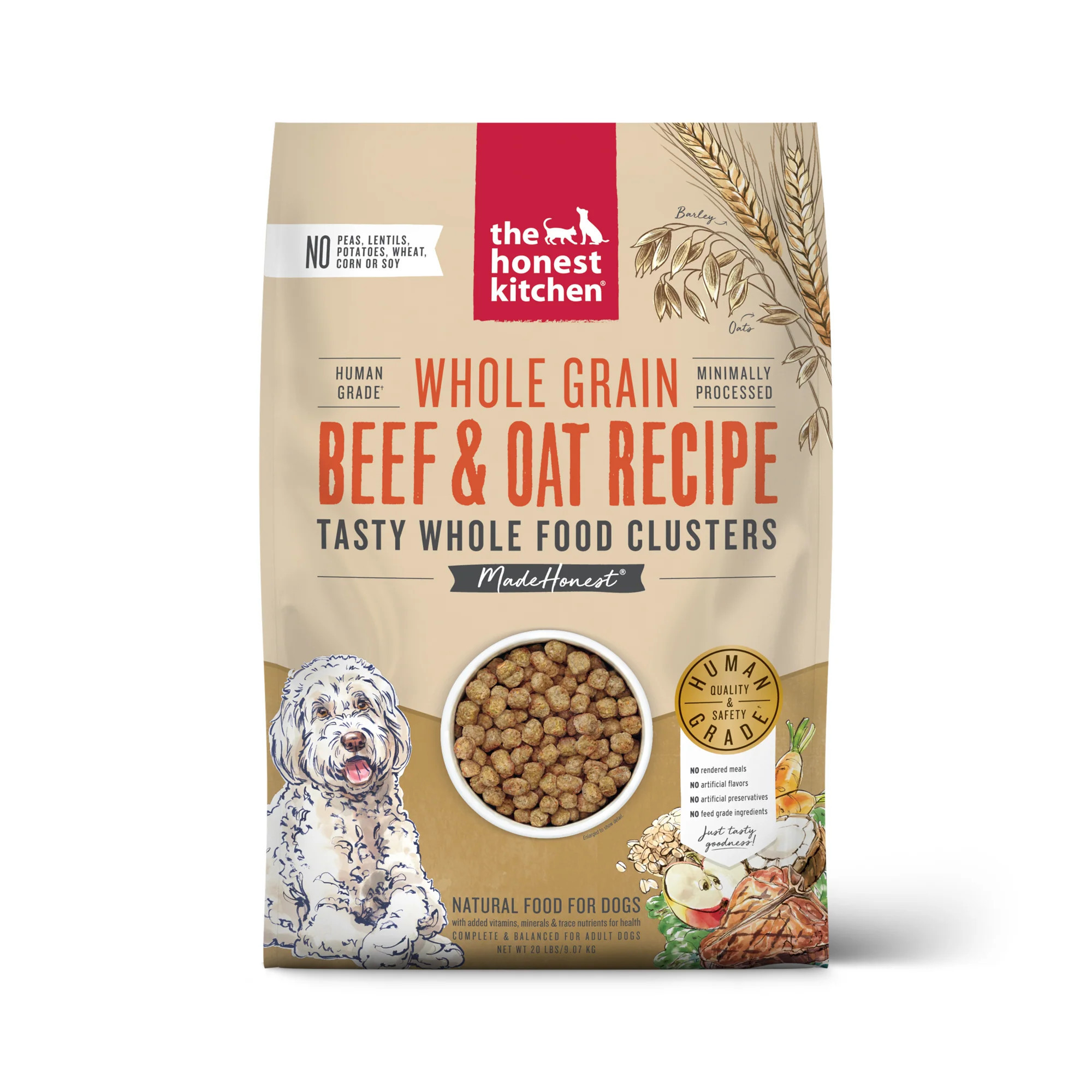 Whole Grain Beef Clusters | The Honest Kitchen