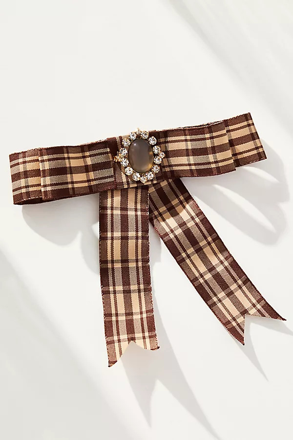 Rhinestone Bow Brooch | Anthropologie (US)