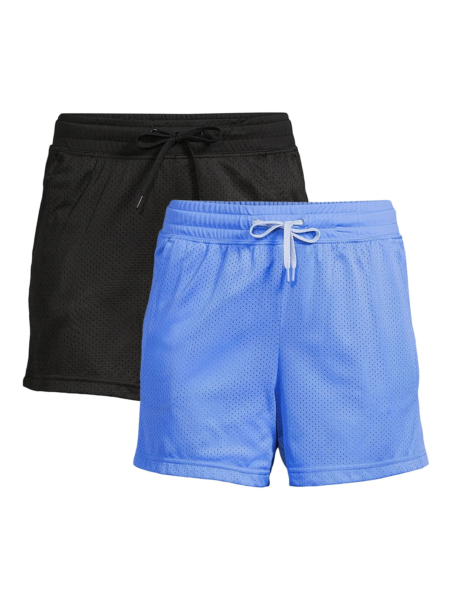 Athletic Works Women's Mesh Shorts with Pockets, 2-Pack | Walmart (US)