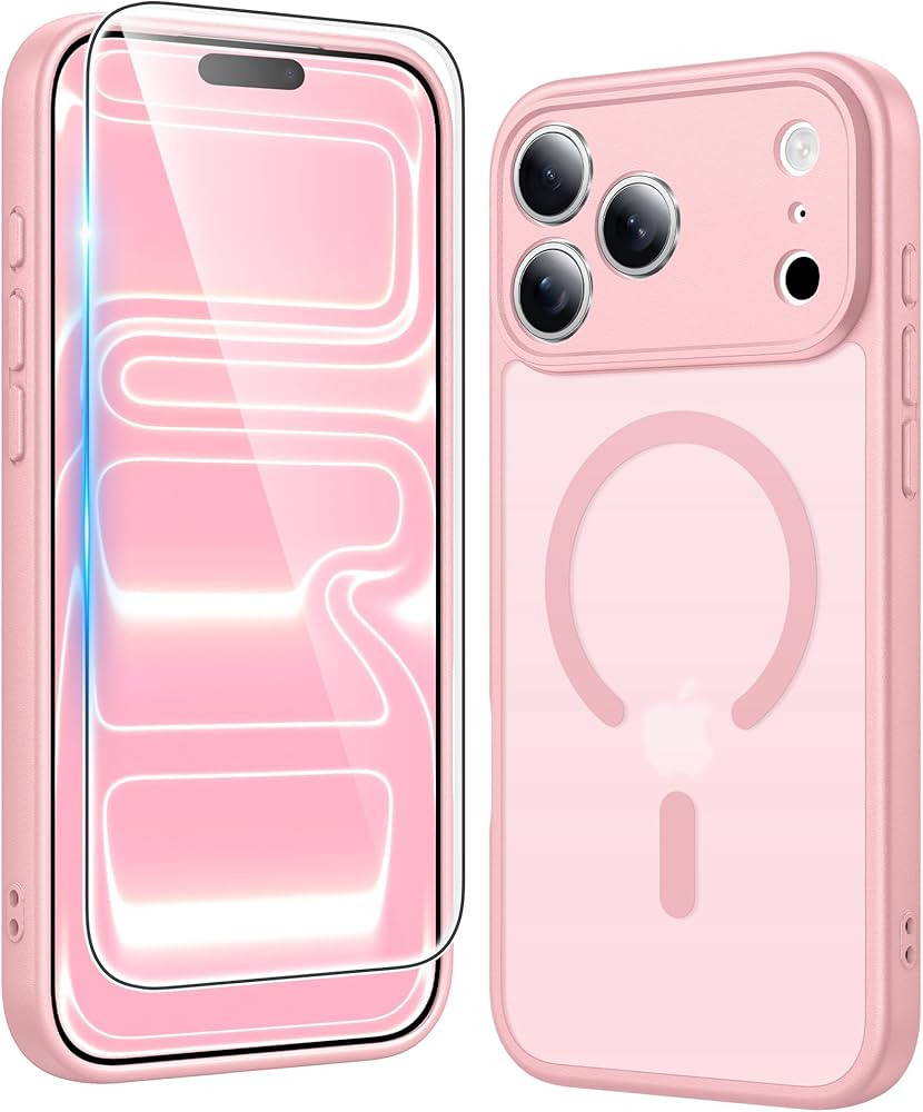 FNTCASE for iPhone 17 Pro-Max Case: Matte Magnetic Phone Cases with Screen Protector Compatible w... | Amazon (US)