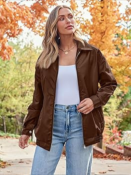 AUTOMET Womens Oversized Leather Jackets Faux Suede Fall Fashion Motorcycle Coats Winter Outfits ... | Amazon (US)