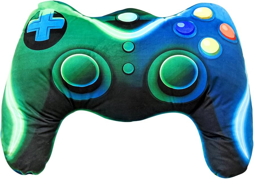Meeting Story Game Controller Shaped Plush Throw Pillow Cushion for Boys and Girls Gamer Room Dec... | Amazon (US)