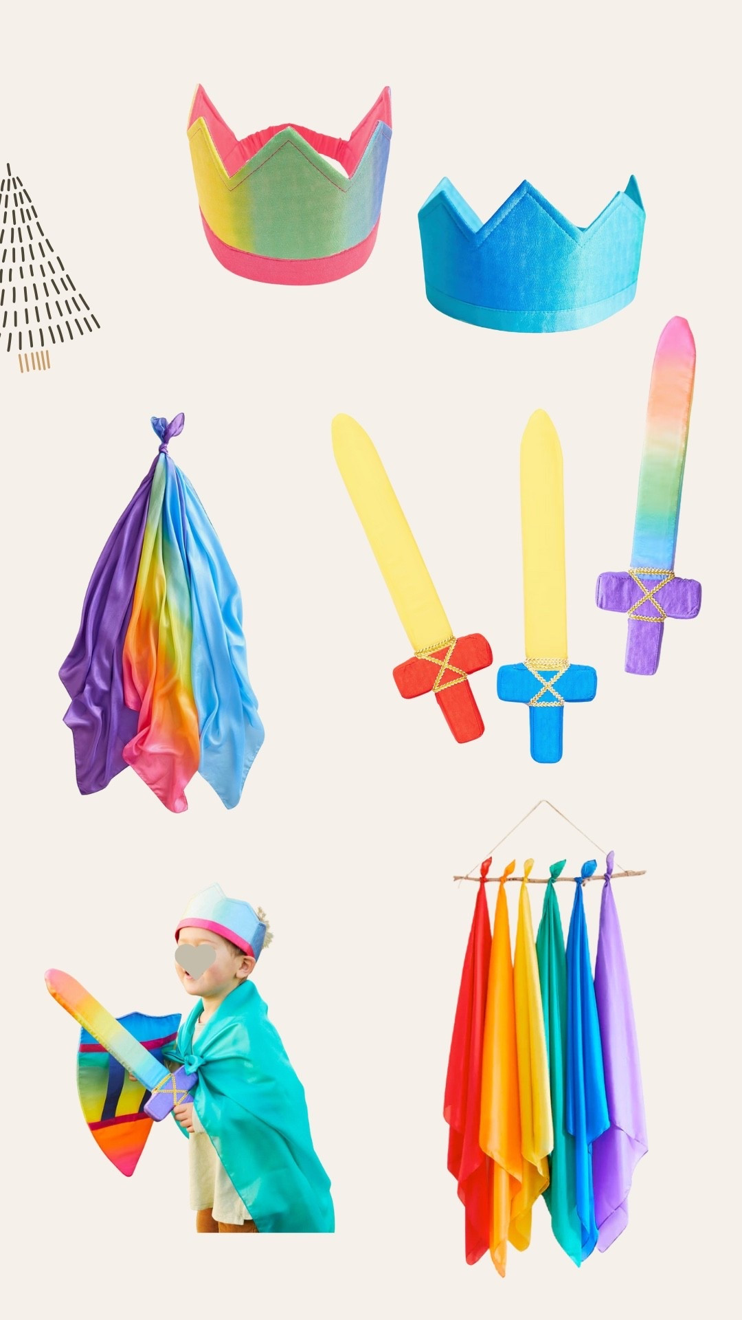 Sarah’s silks are some of my all-time favorites for pretend play! My boys wear the silks as capes and they use the swords daily. Definitely recommend 

#LTKGiftGuide #LTKHoliday #LTKKids