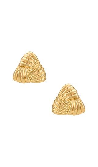 Tri Earrings in Gold | Revolve Clothing (Global)