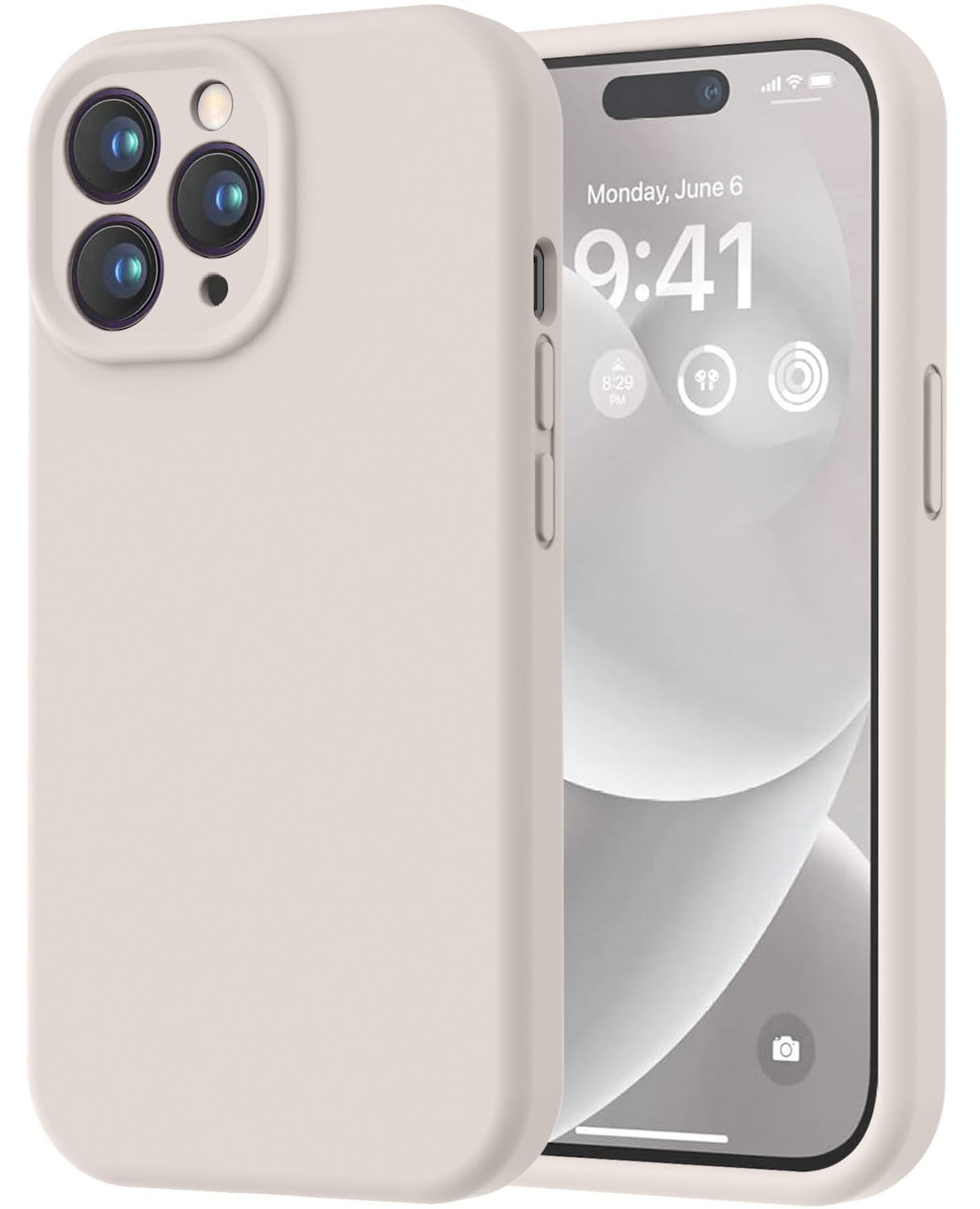 LOVE 3000 Designed for iPhone 14 Pro Max Case, Premium Silicone with [Soft Anti-Scratch Microfibe... | Amazon (US)