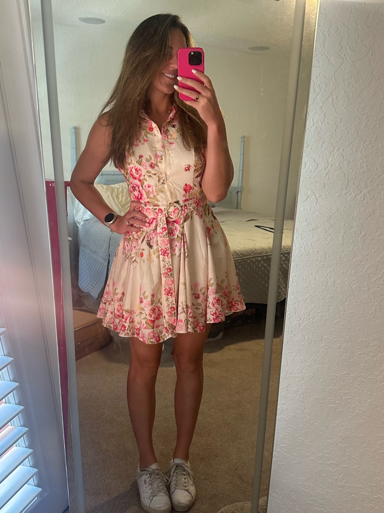 Busy work day and it is 93 outside! A dress that doesn’t show sweat is a must! #florida #work #summer #dress #belted

#LTKSeasonal #LTKFindsUnder50 #LTKWorkwear