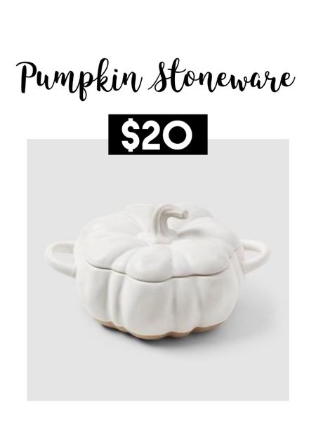 Pumpkin stoneware for $20

#LTKSeasonal #LTKhome #LTKunder50