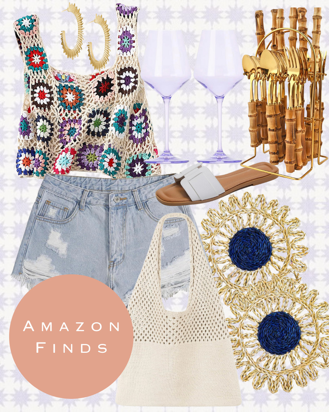 Prinbara Women Swimsuit Crochet Hollow Out Swim Cover Up Bikini Swimwear Knit Mesh Tunic Beach Dr... | Amazon (US)