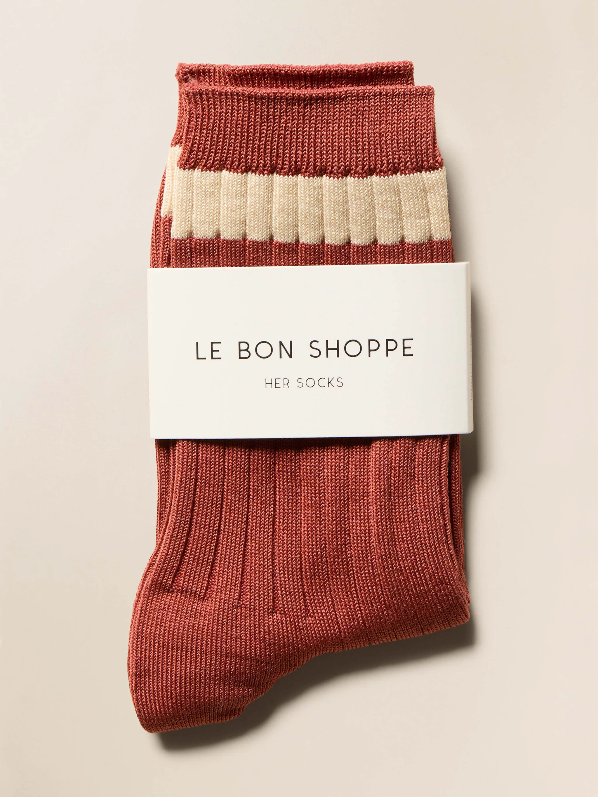 Le Bon Shoppe Her Varsity Sock - Guacamole | Faherty