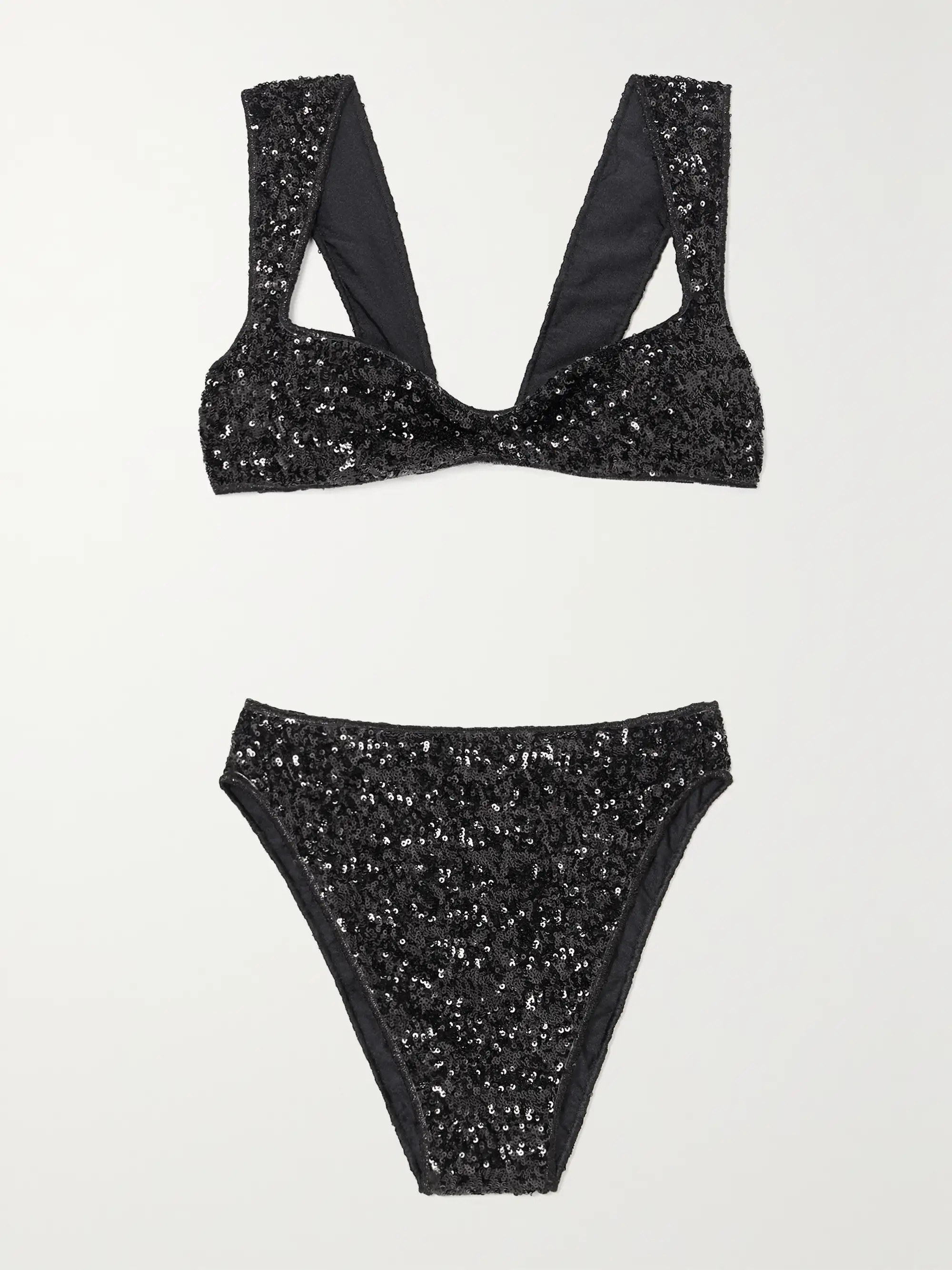 Pailettes 90s sequined bikini | NET-A-PORTER (UK & EU)