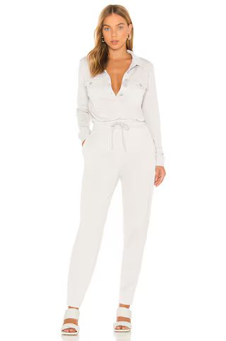 525 Distressed Utility Jumpsuit in Silver from Revolve.com | Revolve Clothing (Global)