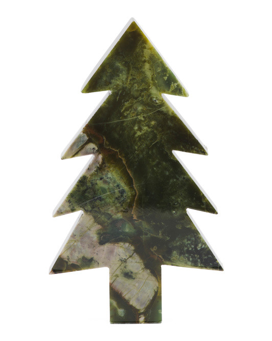 Made In Peru Serpentine Stone Tree Decor | Global Home | Marshalls | Marshalls
