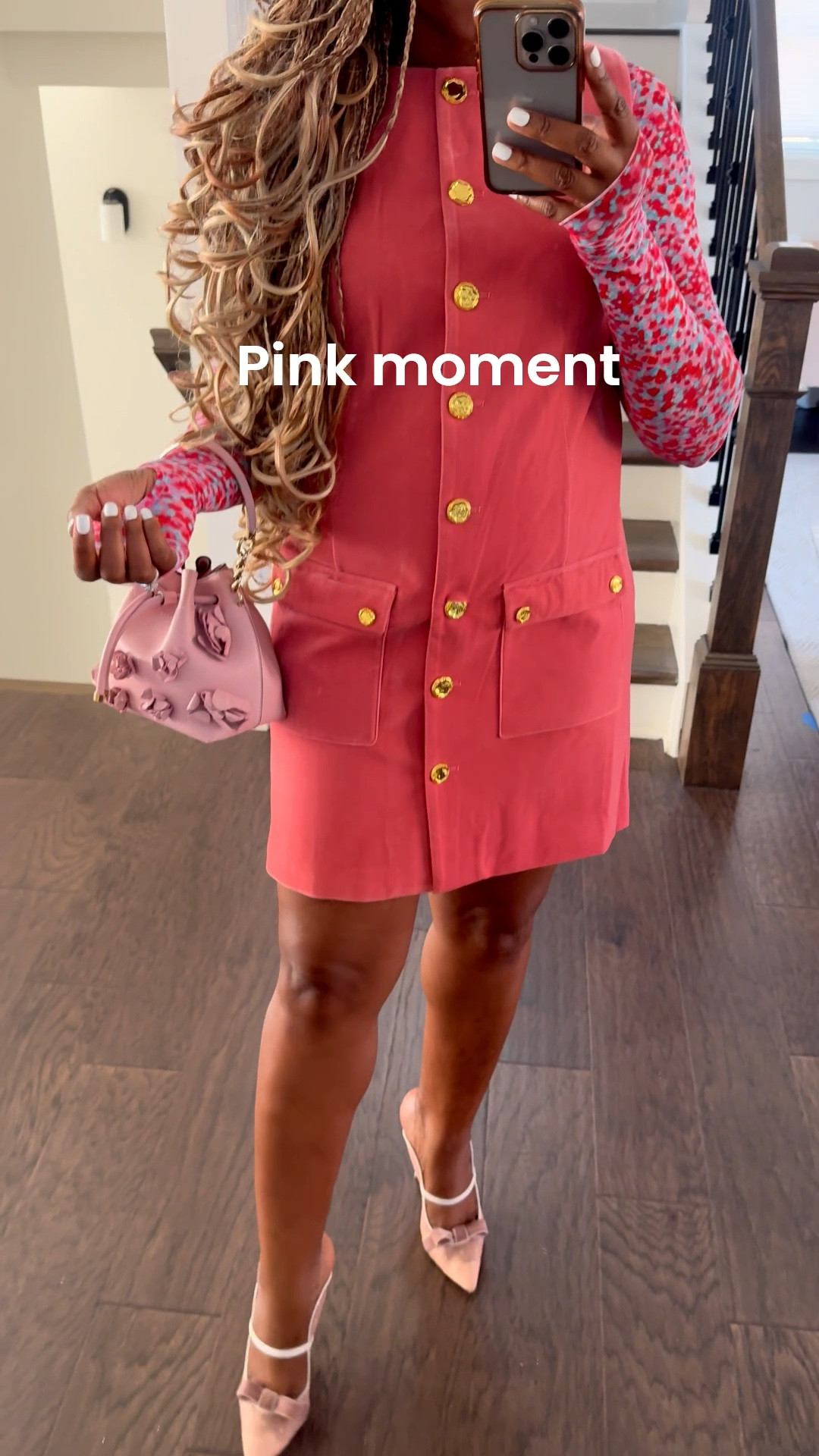 Pink moment 💕
My mini velvet dress runs true to size. Wearing a medium. Perfect look for #thanksgiving day 

#LTKFindsUnder100 #LTKCyberWeek #LTKootd