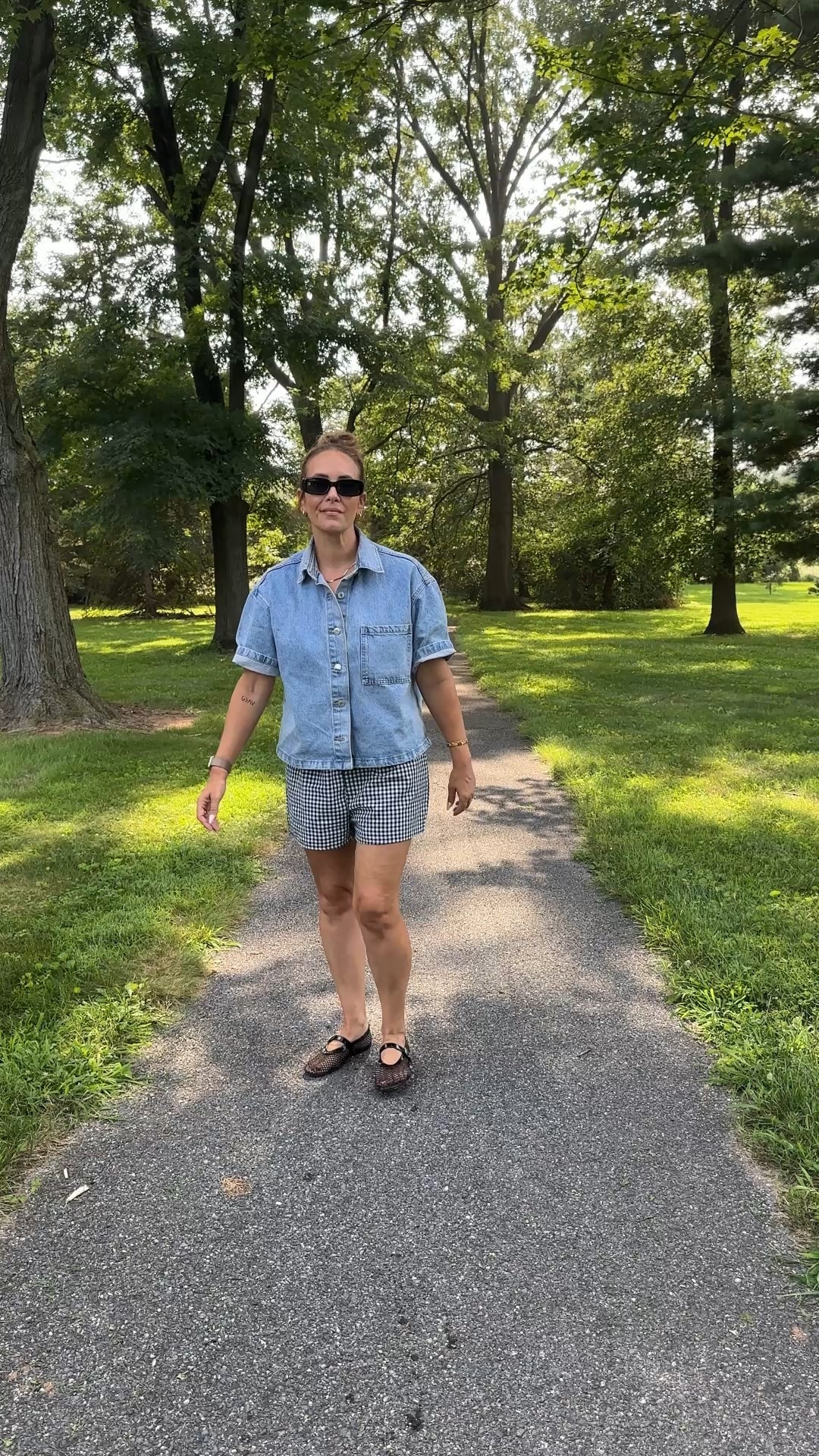 Gingham boxer shorts are so comfy, in a medium. Shirt is sold out so I linked similar 

#LTKFindsUnder50 #LTKMidsize #LTKStyleTip