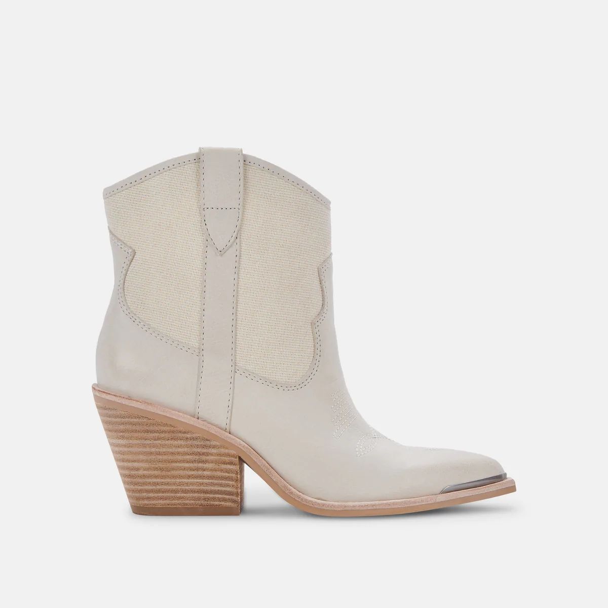 NASHE BOOTIES IVORY NUBUCK | DolceVita.com