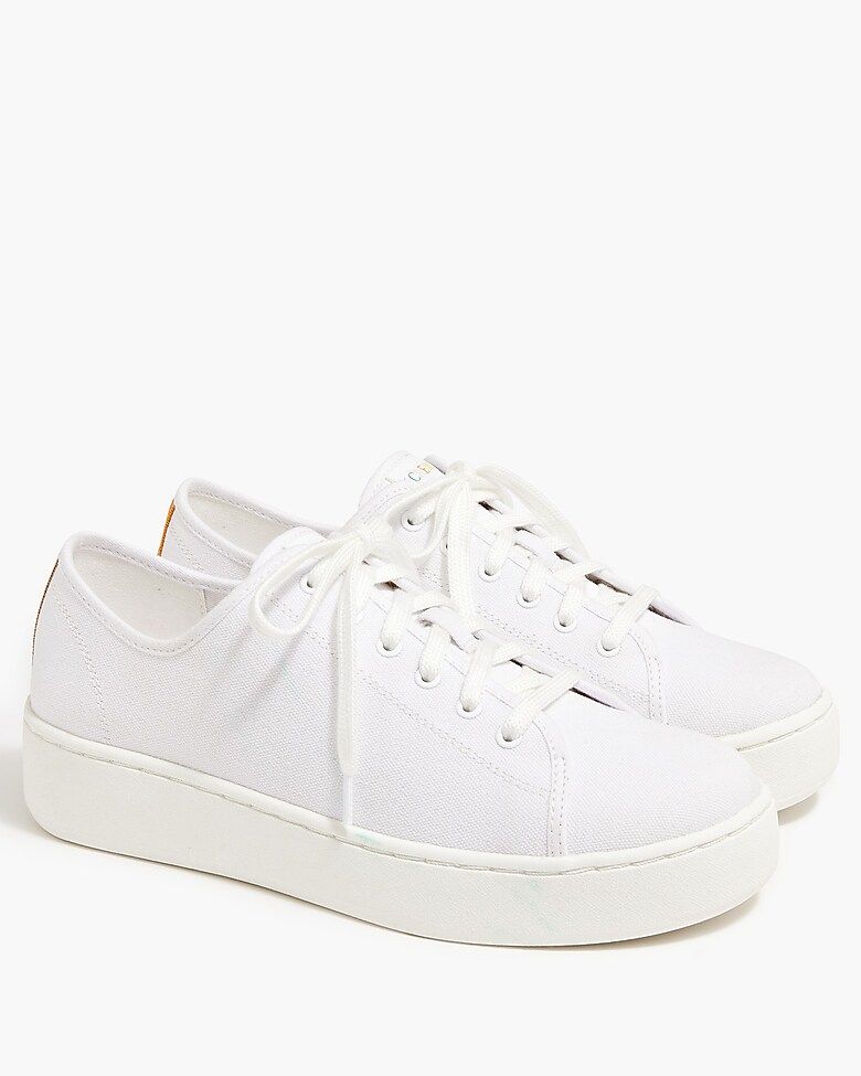 Platform sneakers with stripe | J.Crew Factory