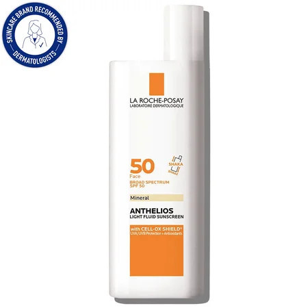 La Roche-Posay Anthelios 50 Mineral Ultra Light Sunscreen Fluid SPF 50, 1.7 fl oz | Walmart (US)