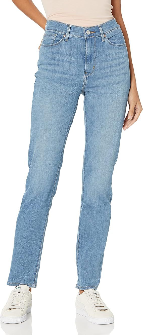 Signature by Levi Strauss & Co. Gold Label Women's High-Rise Straight (Standard and Plus) | Amazon (US)