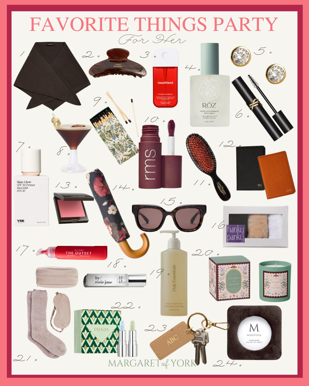 So many girly favorites that I would take to a favorite things party!  

 #LTKOver40