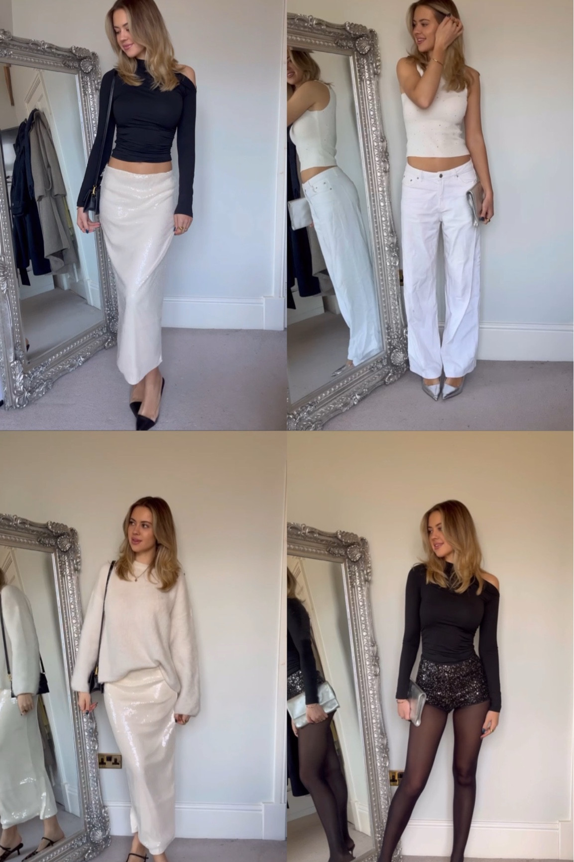 New Years outfit inspo ⭐️ the black long sleeve top is TikTok shop and linked on a video🖤

#LTKpartywear #LTKuk #LTKwinter