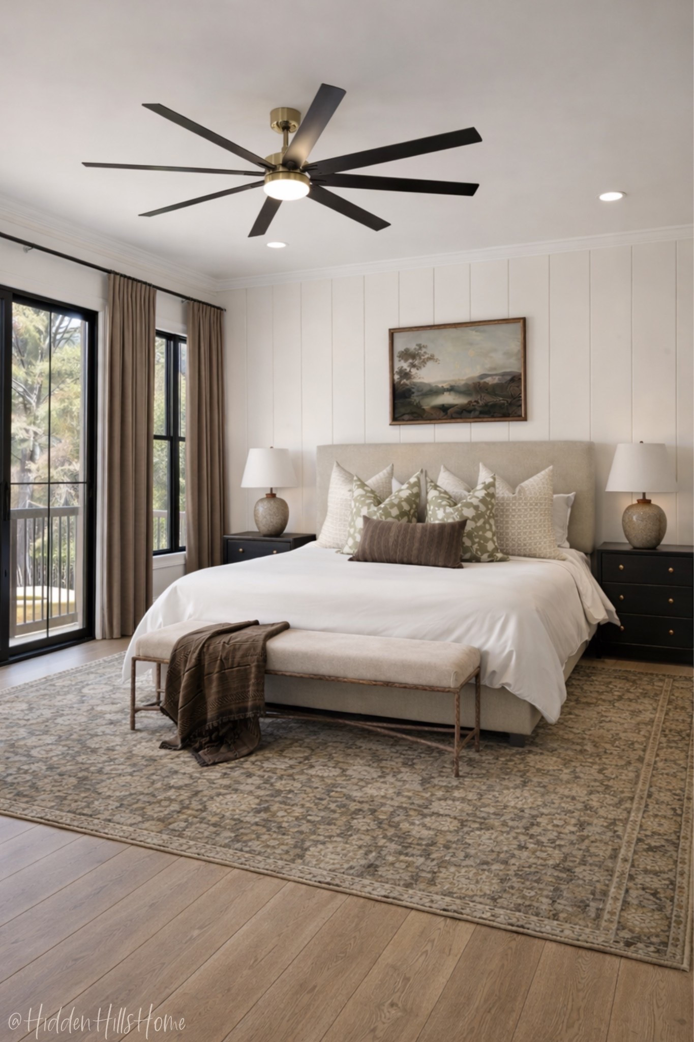 Master bedroom design, bedroom decor ideas, bedding, bedroom mood boards, home decor, nightstands, bedroom rug #bed