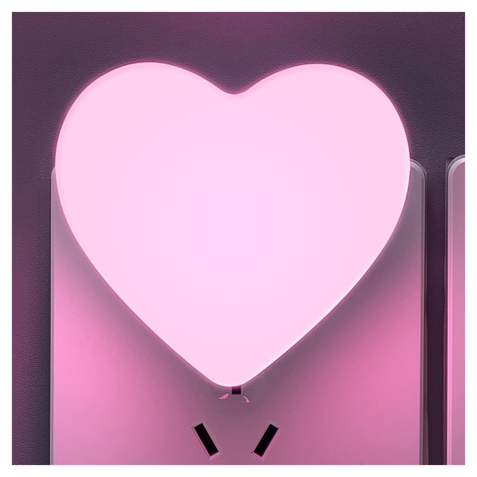 Cute Night Lights, Heart Shape Nursery Nightlight with Light Sensors, Auto Dusk to Dawn Sensor, S... | Amazon (US)