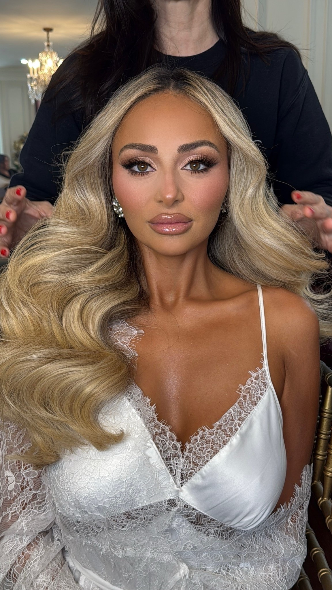 This is the glam that bridal dreams are made of 💕