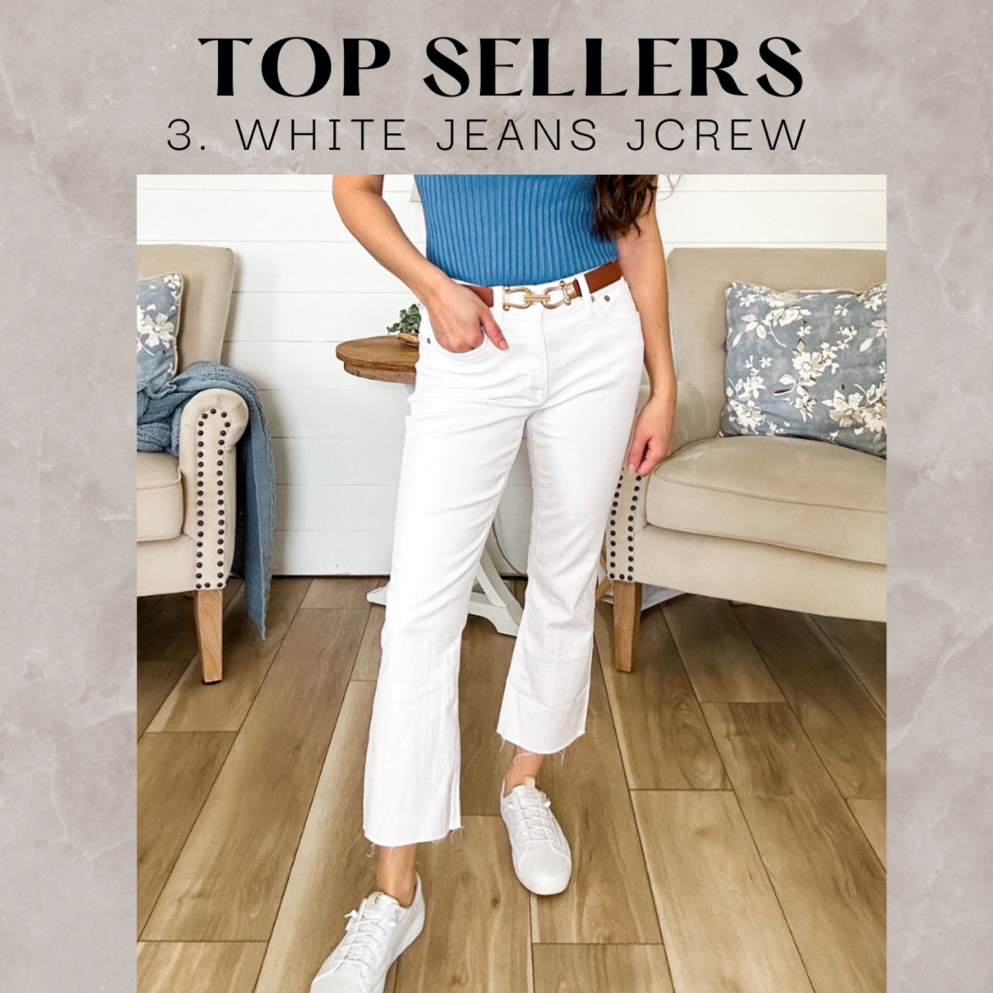 Weekly best seller 
Jcrew white jeans tts short 41% off 

#LTKfindsunder50 #LTKsalealert #LTKstyletip