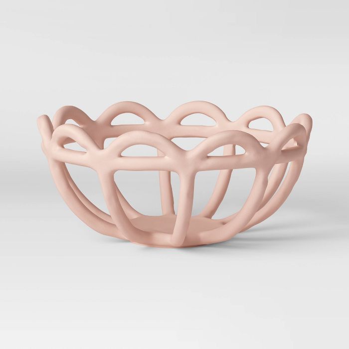 4.7" x 10" Ceramic Bowl Pink - Opalhouse™ | Target